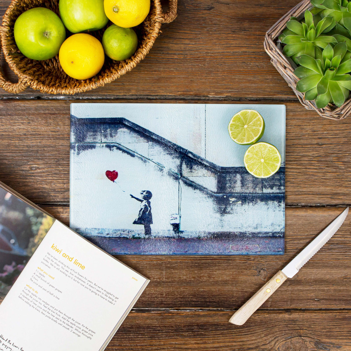 Big Box Art An Art Deco Sunset Vol.3 Glass Chopping Board Wayfair.co.uk